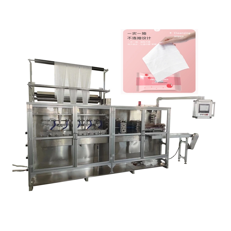 Small Investment Non Woven Tissue Converting Machine Disposable Wet Wipes Manufacturing Machine
