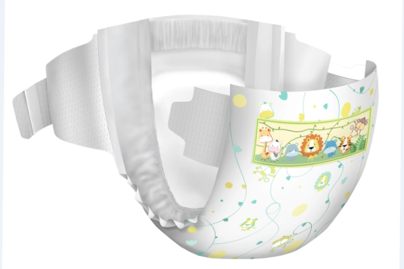 Full Automatic Disposable New Baby Diaper Machine Elastic Waistband Pampers Nappy Production Line
