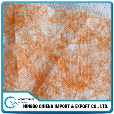 Oil Absorption Industrial Cleaning Melt Blown Nonwoven Wipe with Filament