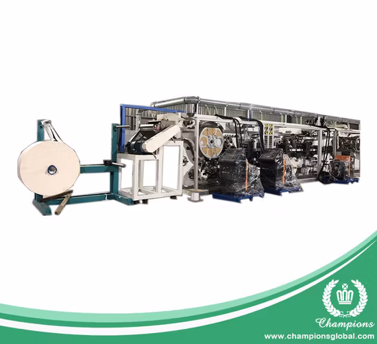 High Speed Fast Easy Type Sanitary Napkin Machine Made in China