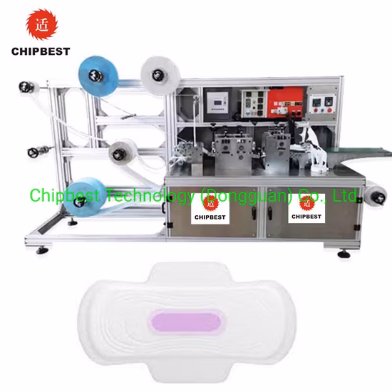 High Speed Full Servo Lady Pad Sanitary Napkin Making Machine