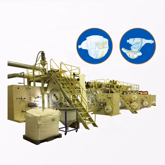 High Speed Baby Diaper Machine Making Manufacturer in China 