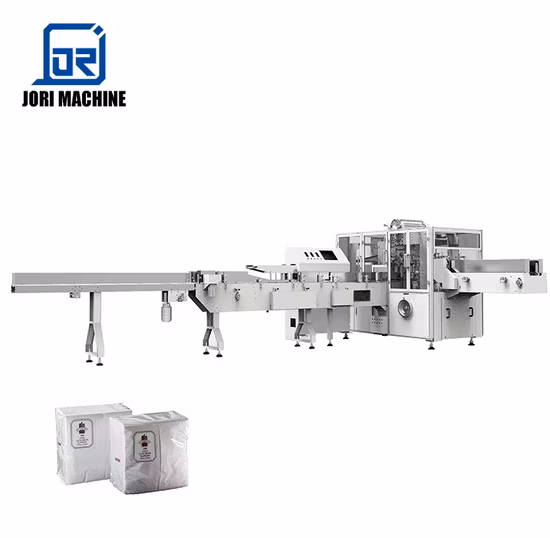 Nylon Wrapping Facial Tissue Paper Packaging Napkin Serviette Packing Machine