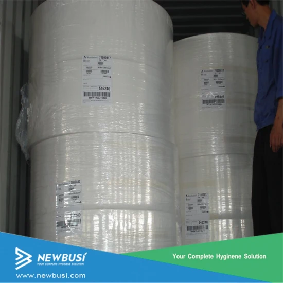 Untreated Fluff Pulp Baby Diaper Raw Materials and Sanitary Napkin Manufacturing