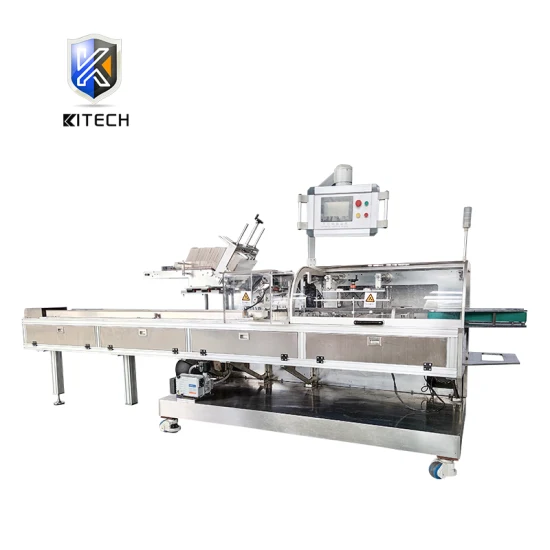 Kitech Automatic Napkins in Glue Sealing Box Sanitary Napkins Pad Tissue Papers Cardcoard Packing Machine